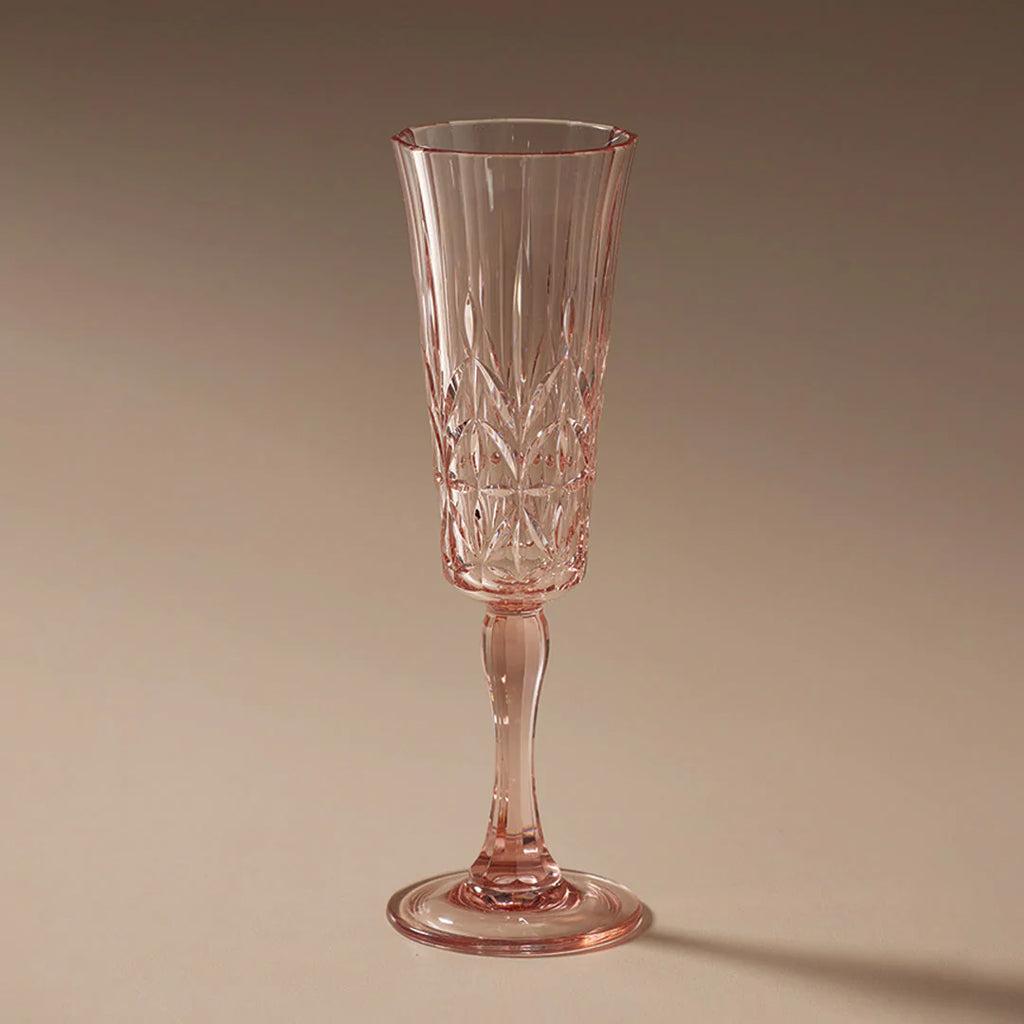 Pavilion Acrylic Champagne Flute - Pale Pink