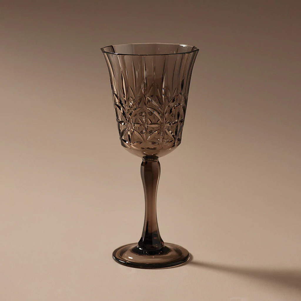 Pavilion Acrylic Wine Glass - Smoke