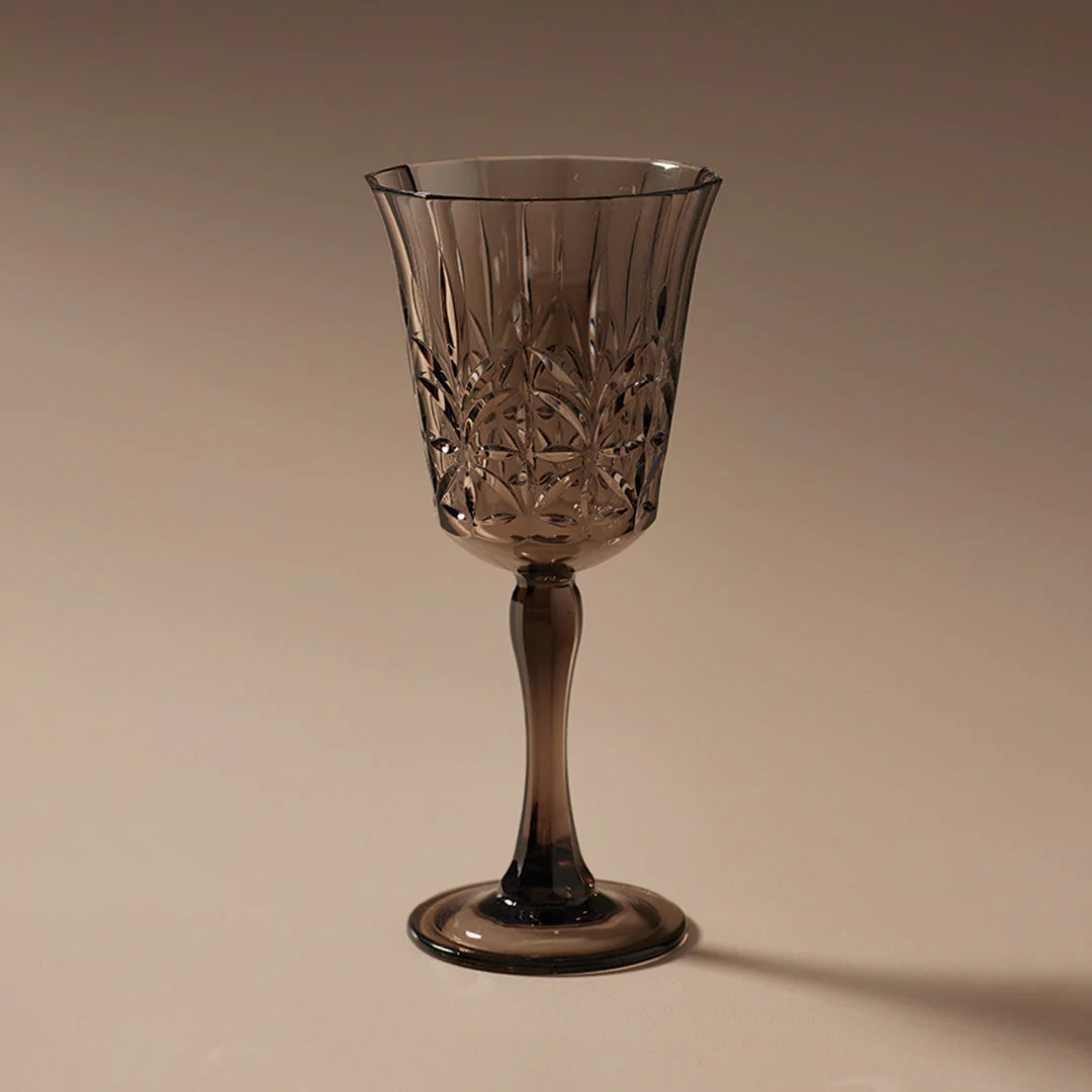 Pavilion Acrylic Wine Glass - Smoke