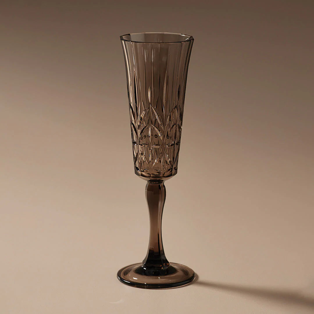 Pavilion Acrylic Champagne Flute - Smoke
