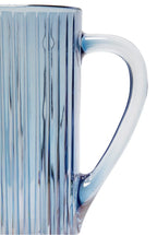Blue Ridged Pitcher Glass Prestige