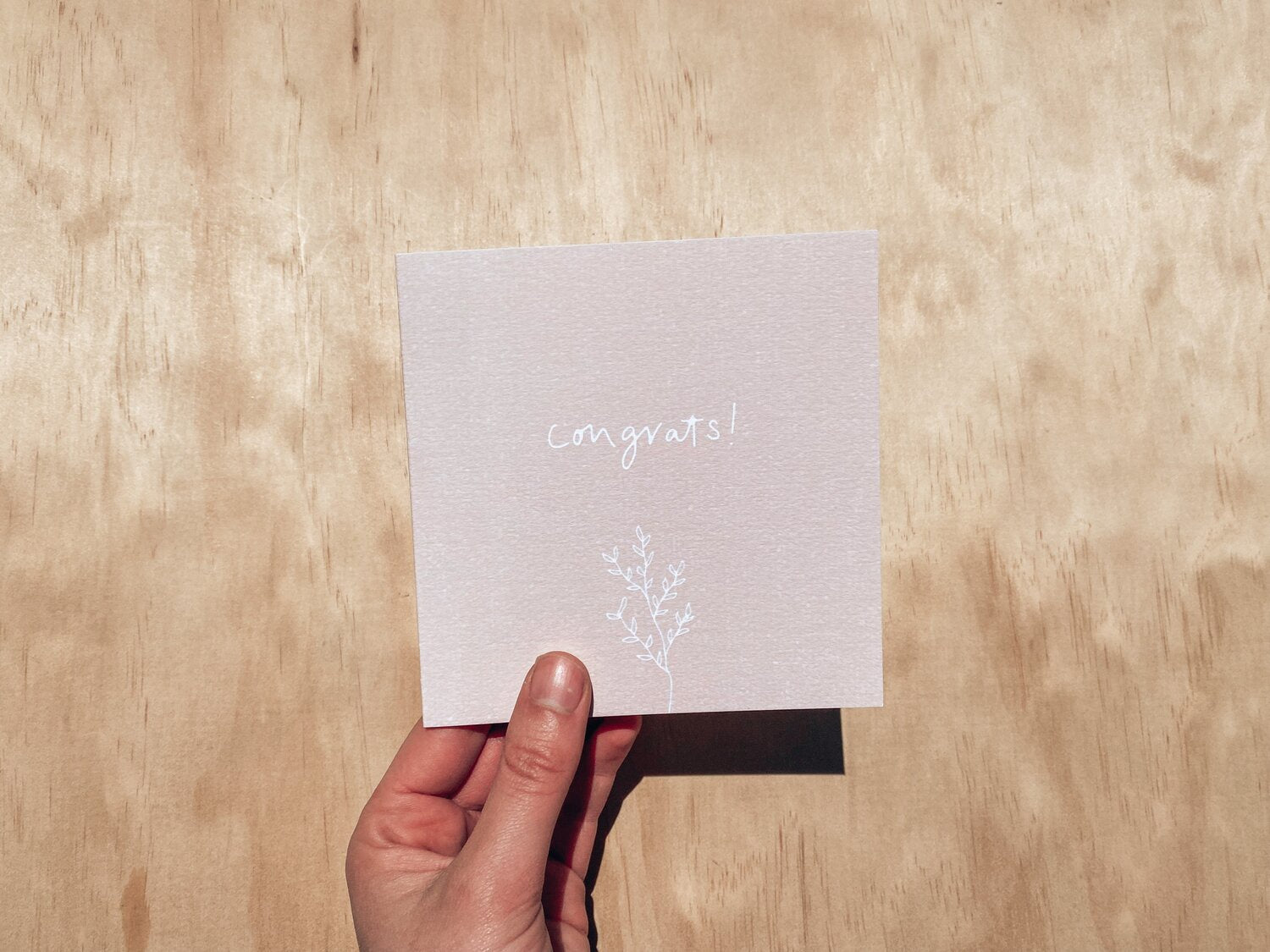 Greeting Card – Congrats