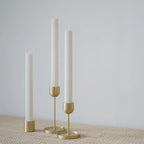 Fountain Brass Candle Holder - Large