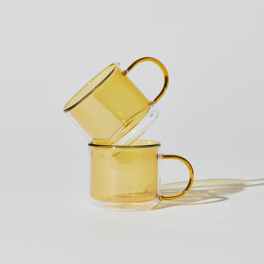 Double Trouble Cup Set In Yellow