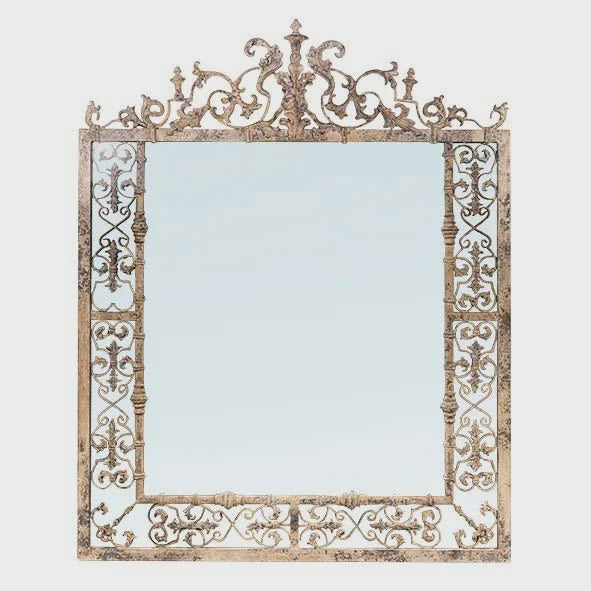 Romantique Arch Metal Mirror