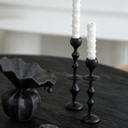 Infinity Candle Holder - Black Medium