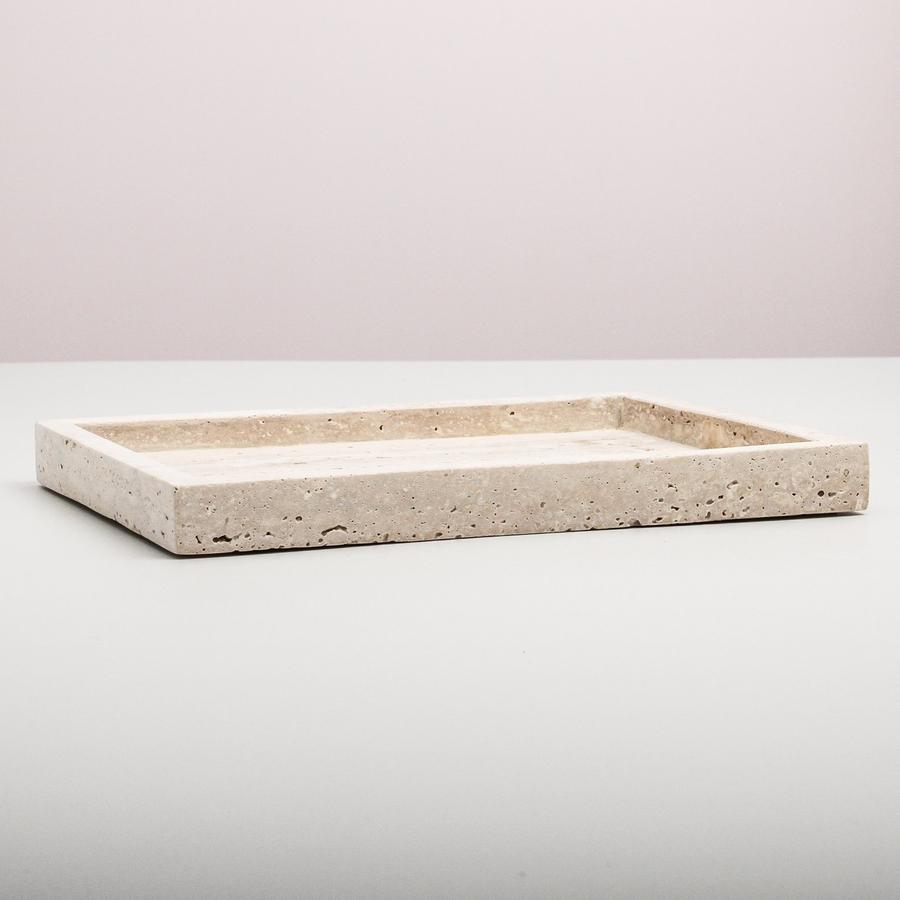Lyssa Travertine Tray
