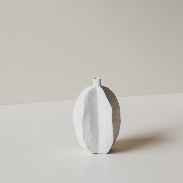 Pod Vase - Matt White - Small