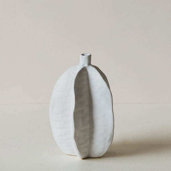 Pod Vase - Matt White - Large