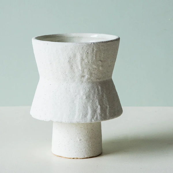 Sascha Vase - Off White - Medium