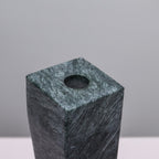 Pilos Taper Candlestand - Green Marble - Tall