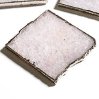 White Quartz Coasters - White Quartz