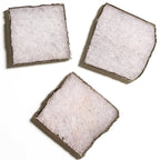 White Quartz Coasters - White Quartz