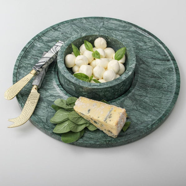 Divine Marble Serving Bowl - Green Marble