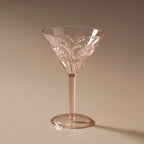 Flemington Acrylic Martini Glass - Pale Pink