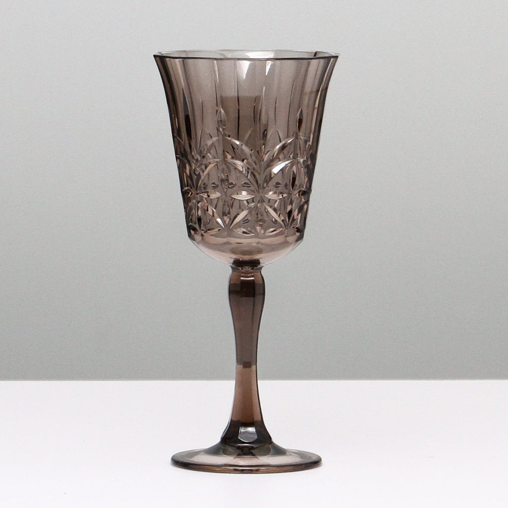 Pavilion Acrylic Wine Glass - Smoke