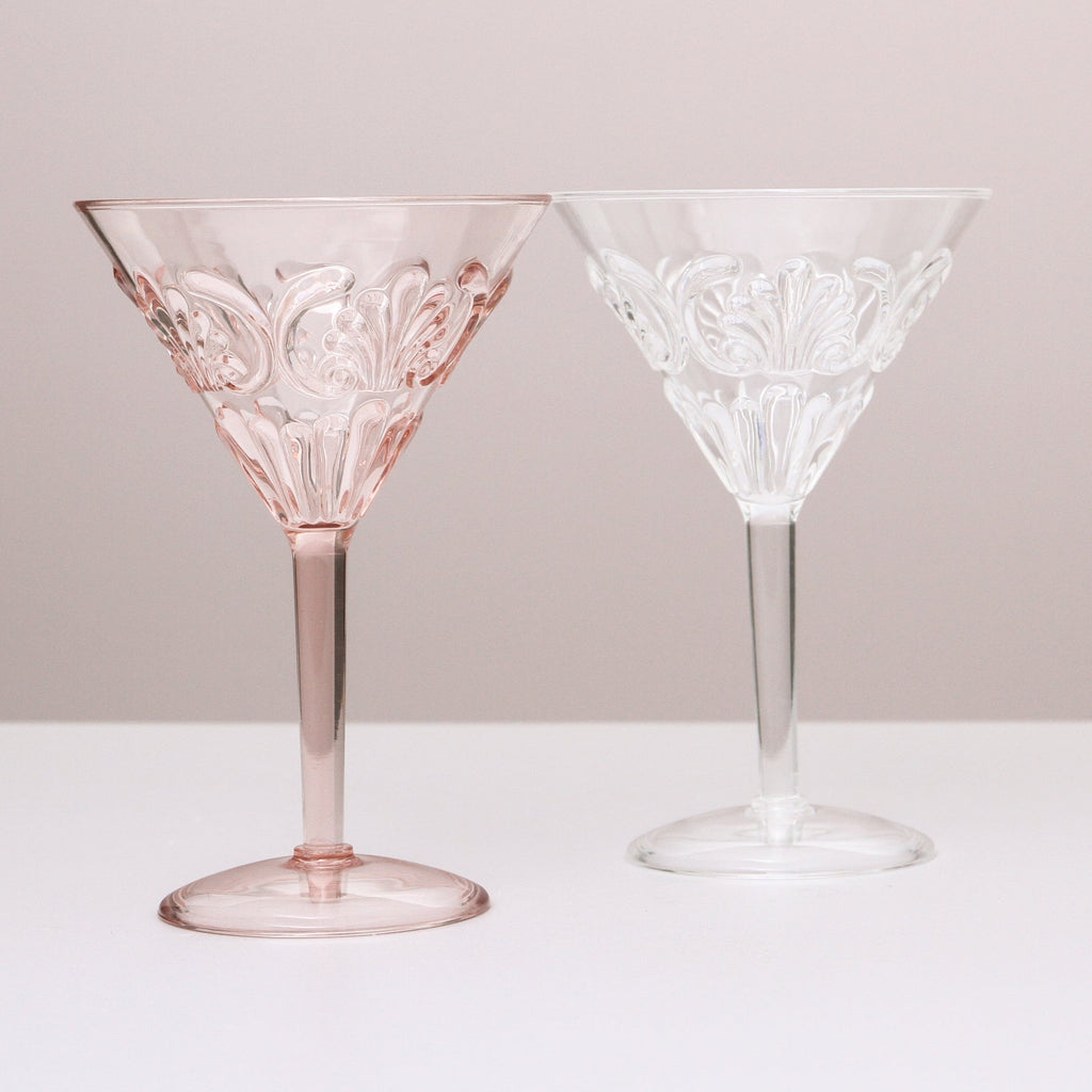 Flemington Acrylic Martini Glass - Clear