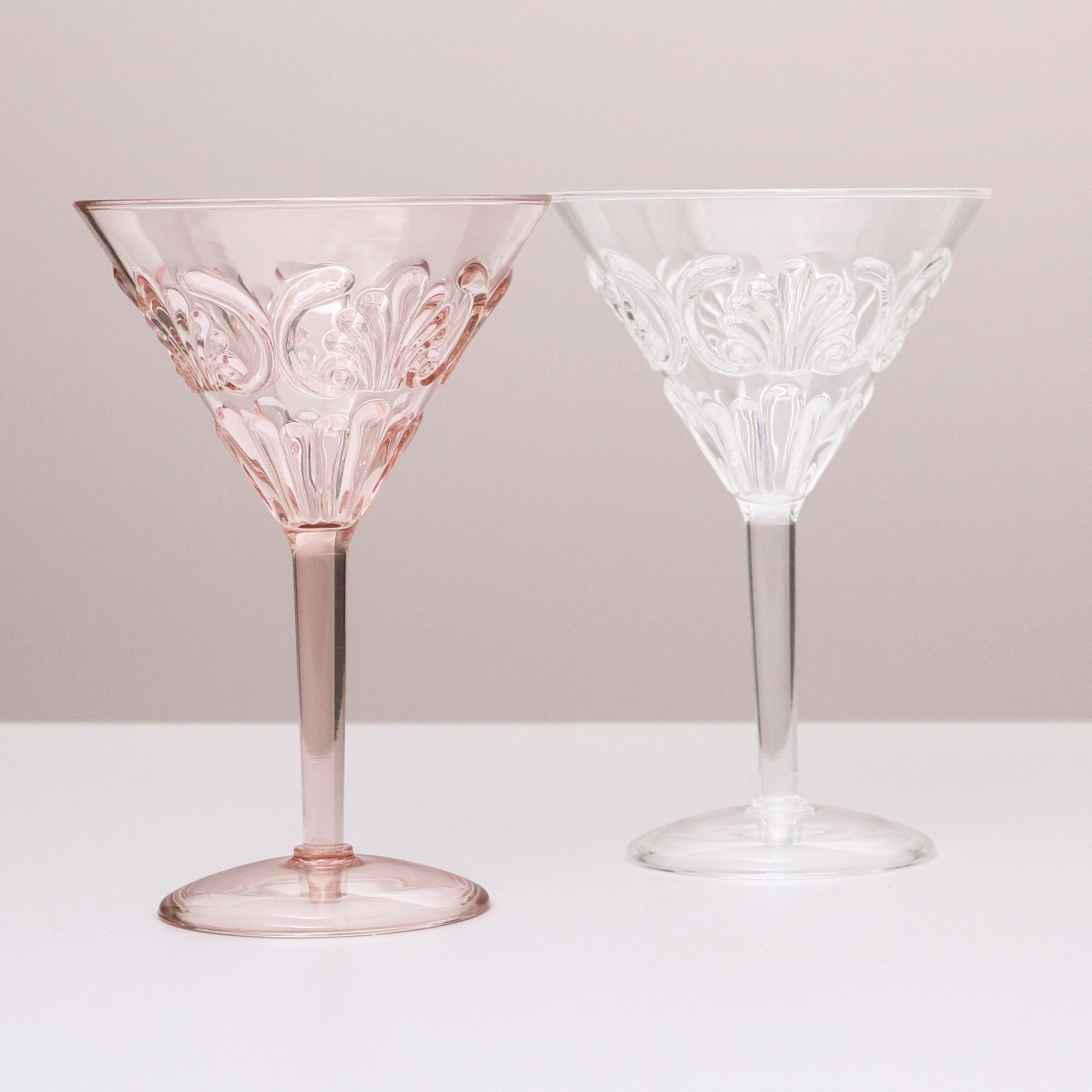 Flemington Acrylic Martini Glass - Clear