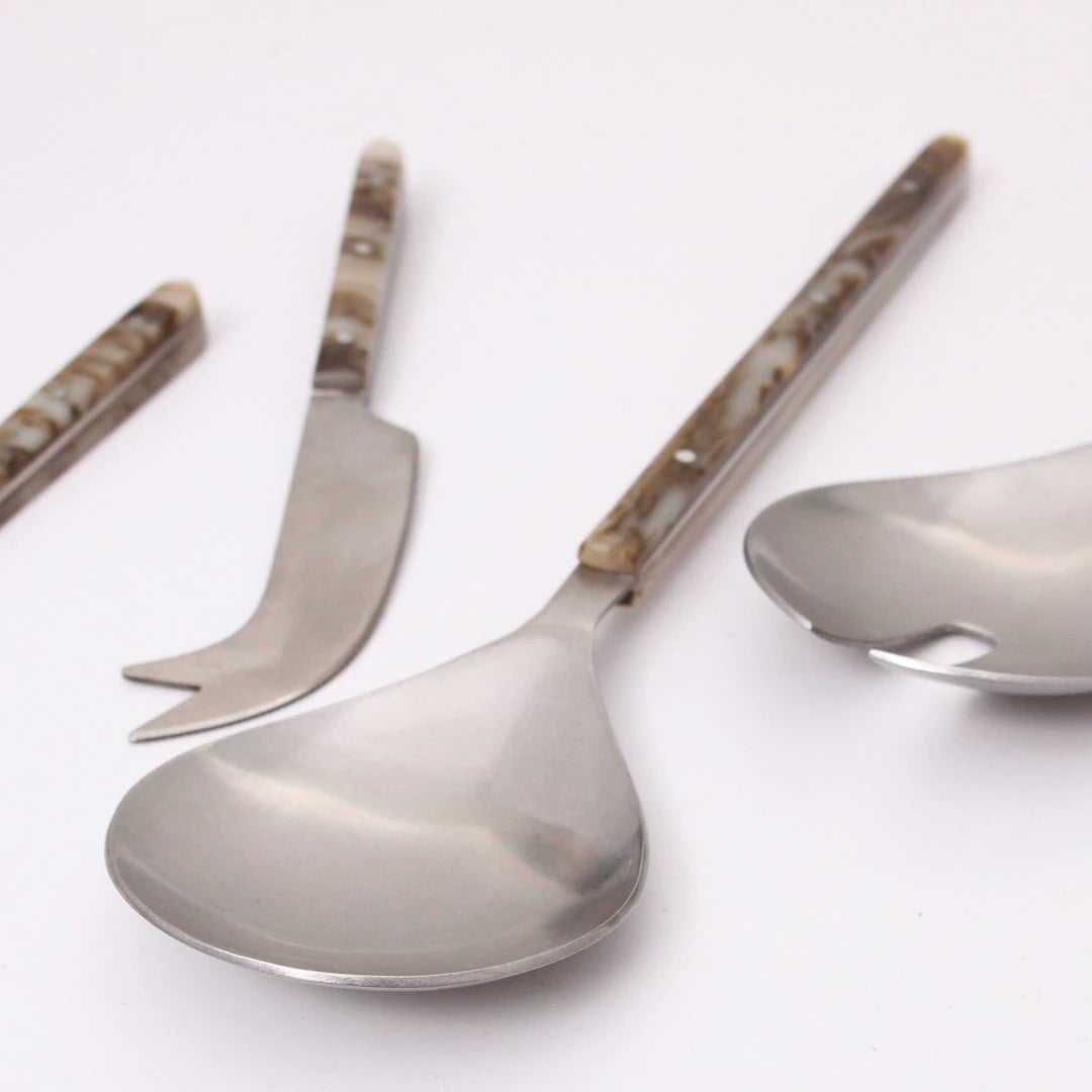 Scout Salad Servers - Tortoise