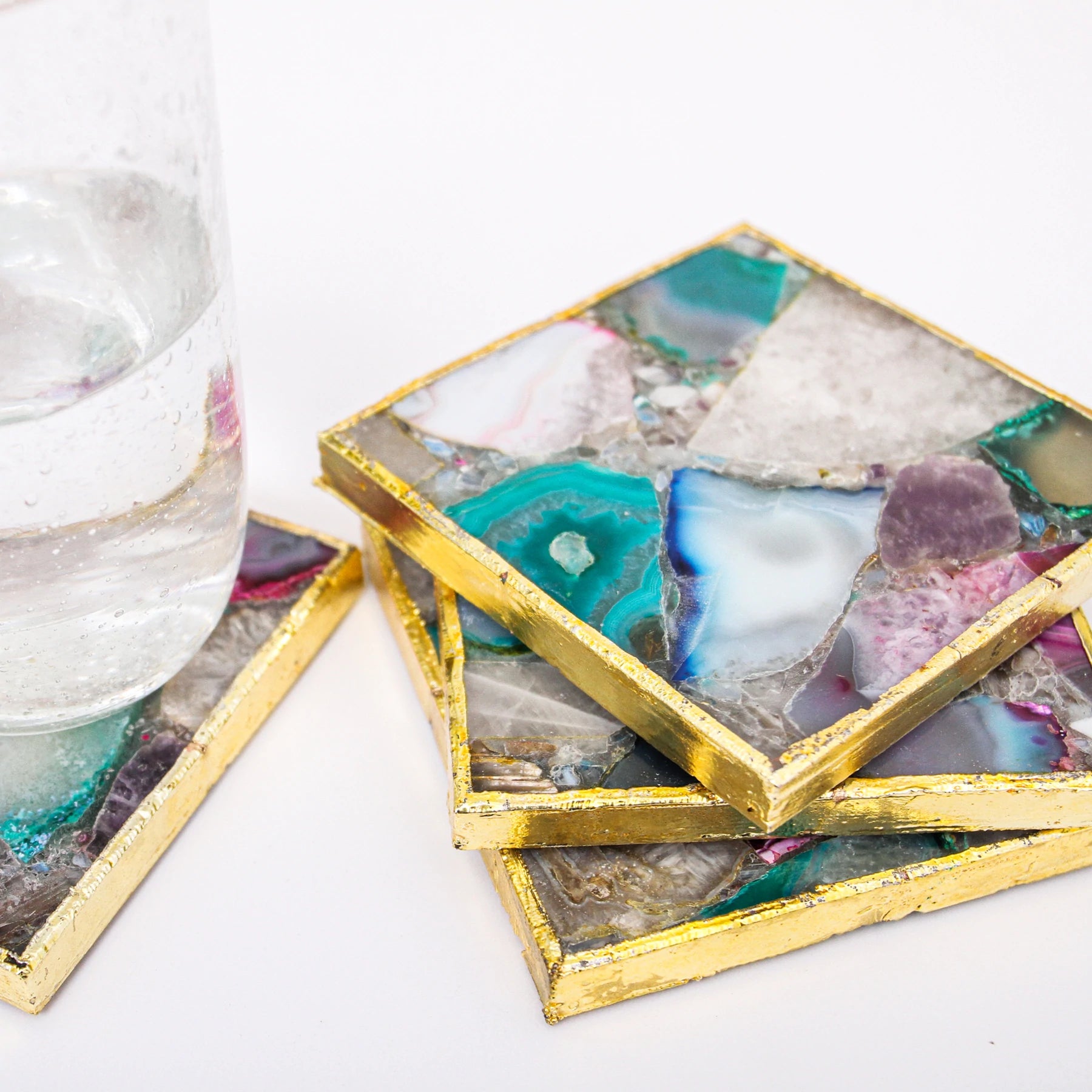 Greta Agate Composite Coaster