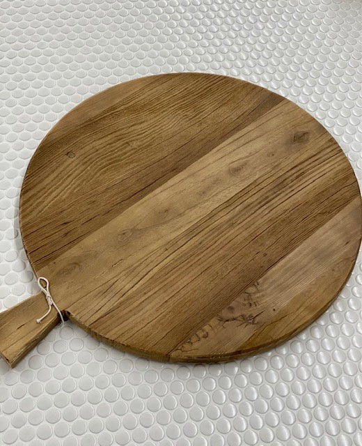Elm Board Round With Handle