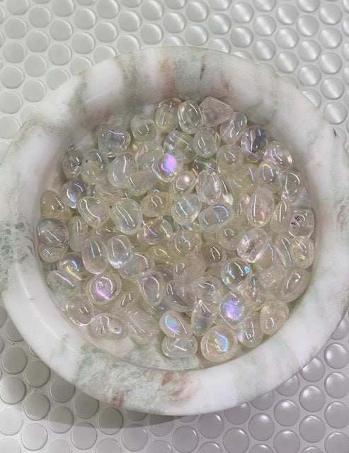 Opal/Angel Aura Tumblestone