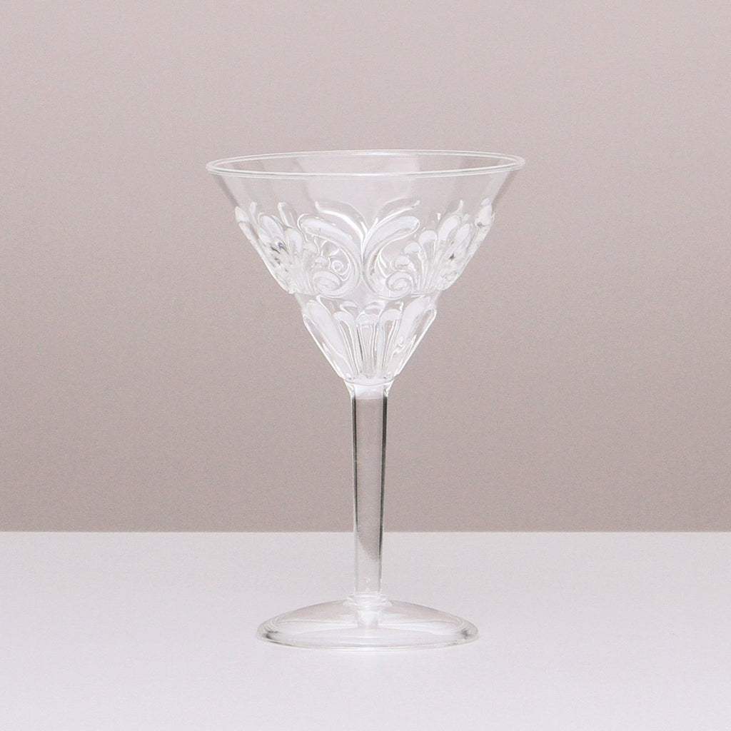 Flemington Acrylic Martini Glass - Clear