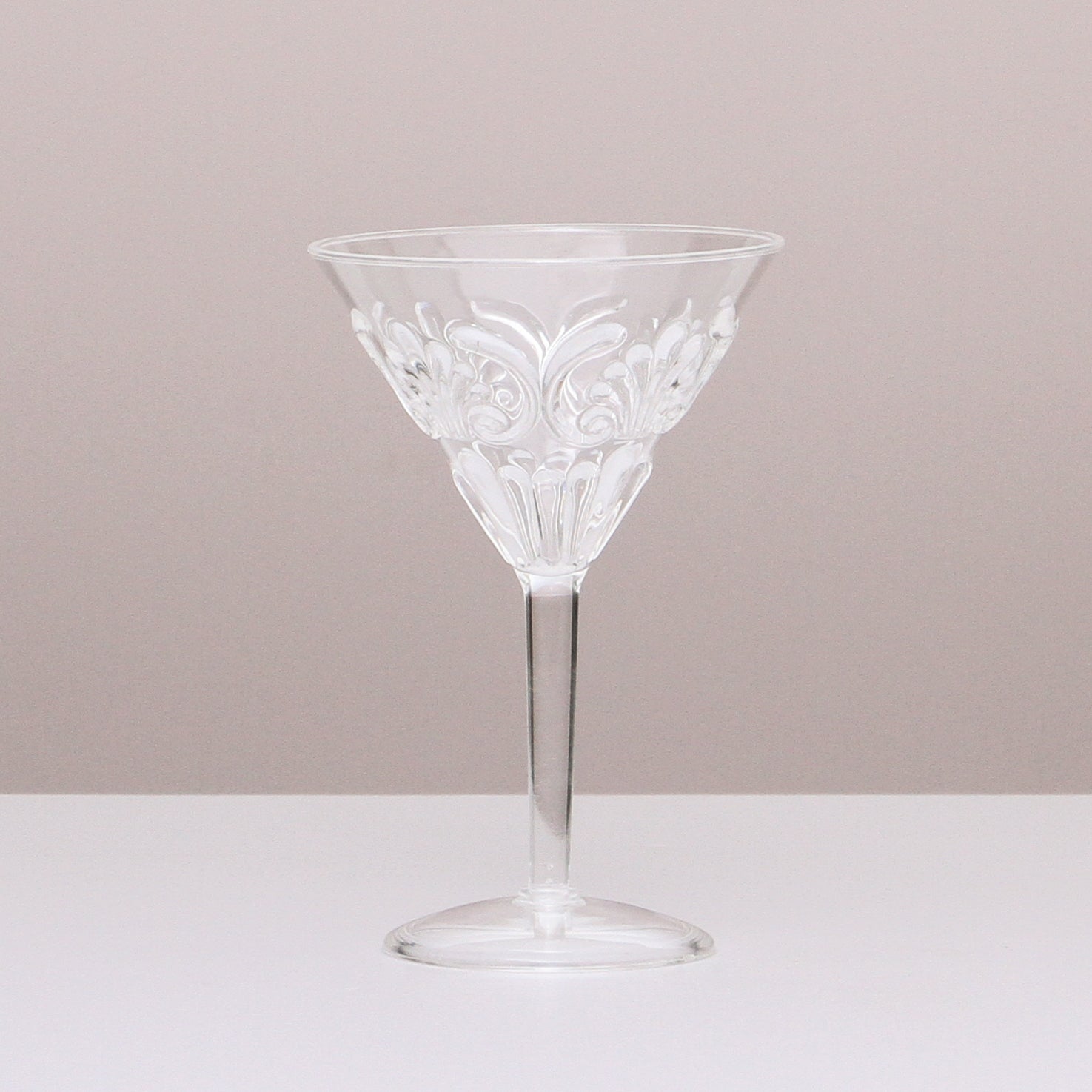 Flemington Acrylic Martini Glass - Clear