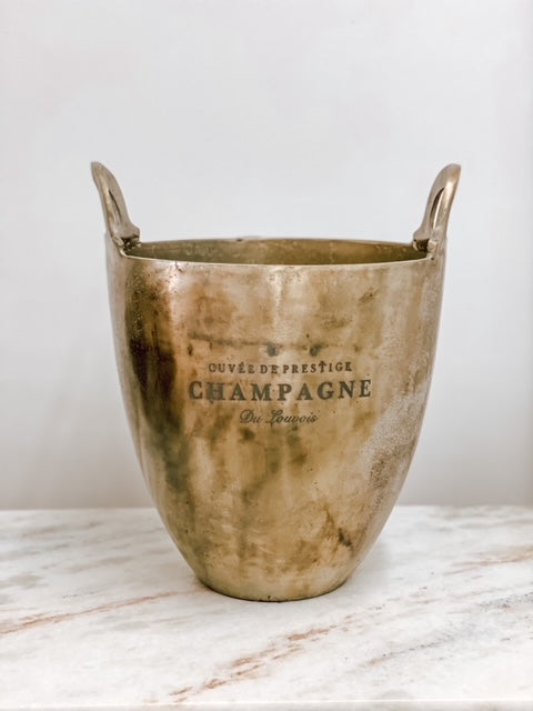 Wine Bucket Burnt Pewter - Large