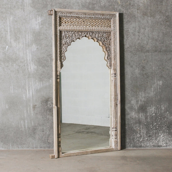 IMIR0422-01 B Vintage Indian Door Frame Mirror