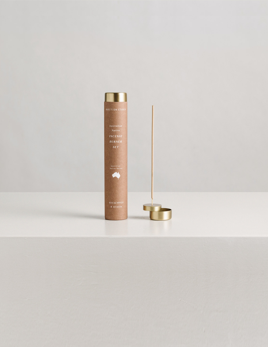 Incense Burner Set - Eucalyptus & Acacia