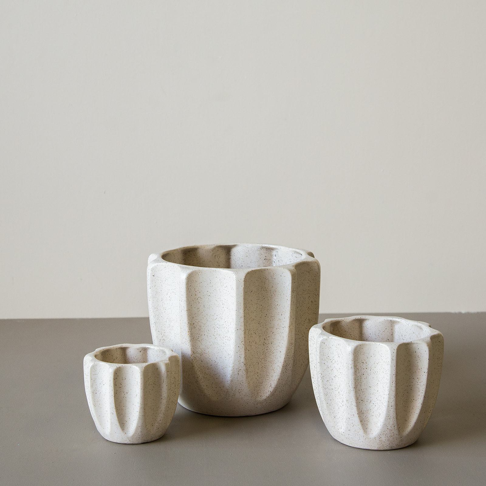 Jean Pot - Speckle Cream - Medium