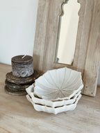 Indian Marble Lotus Bowl - 01