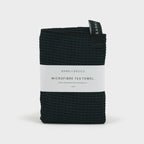 Black Microfibre Tea Towel