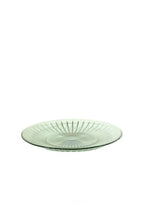 Green Set Of Two Glass Plate