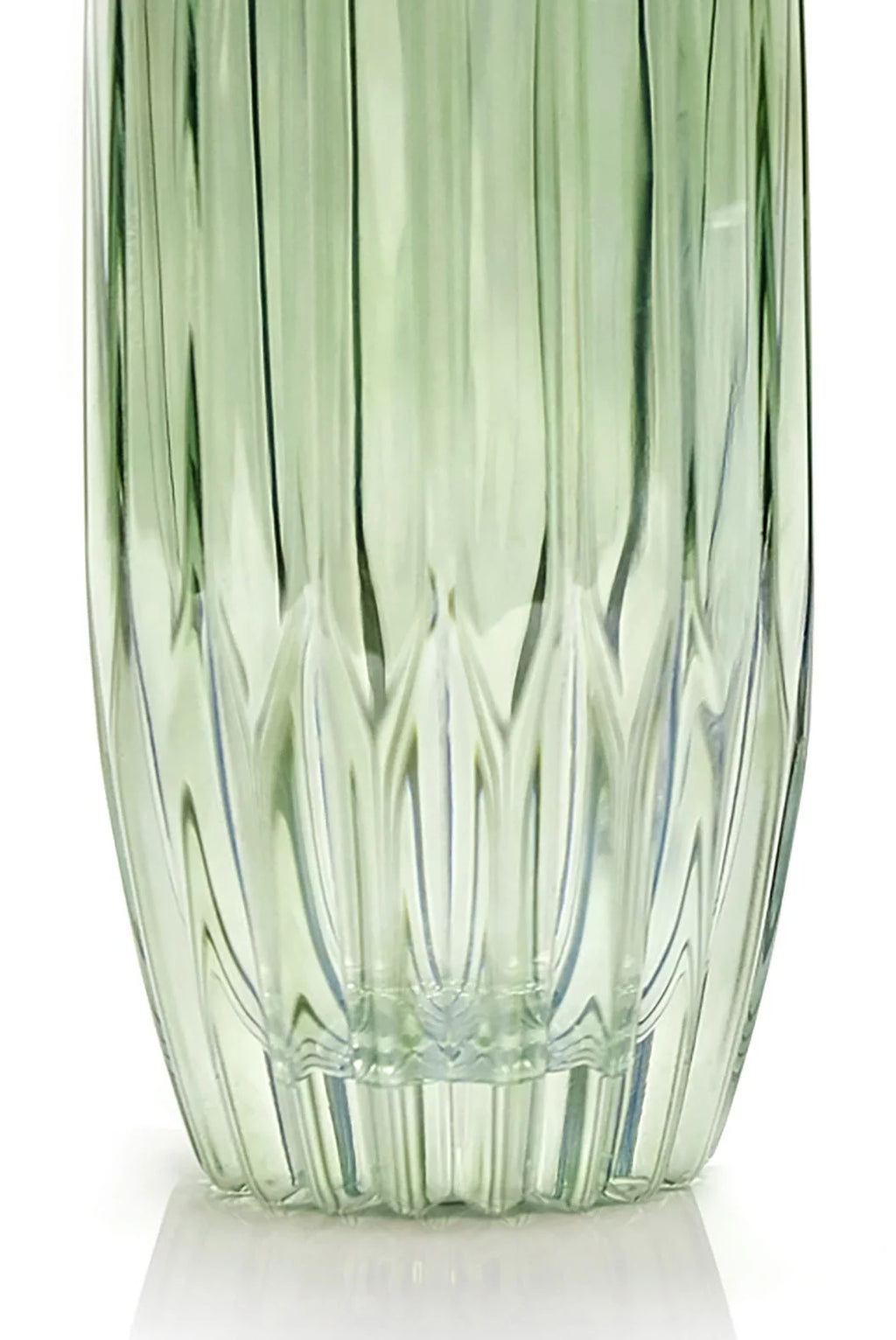 Green Set Of Two Large Tumbler Glass