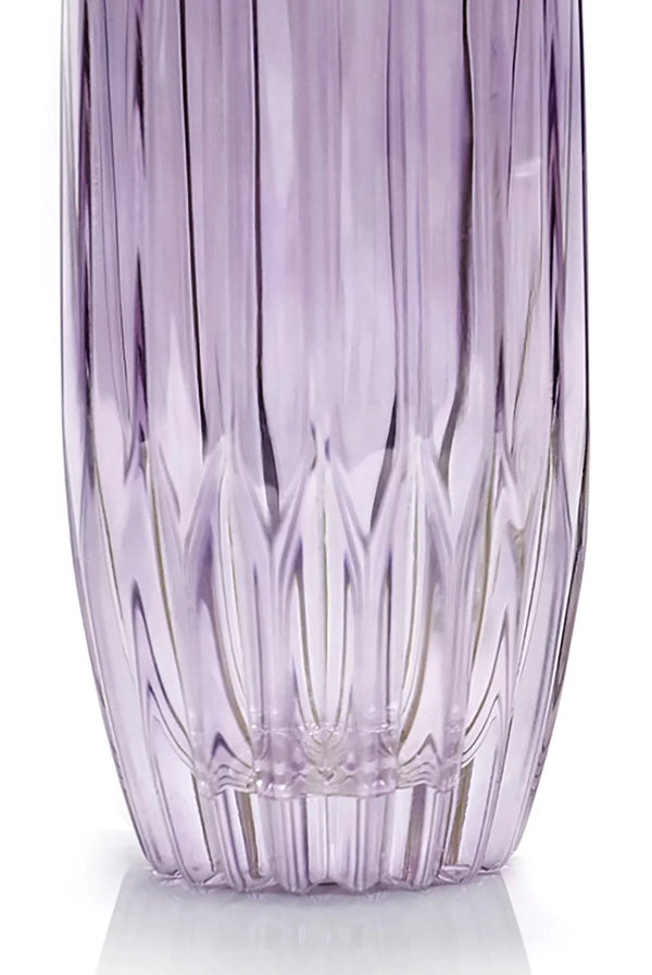 Purple Set Of Two Large Tumbler Glass