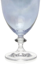 Blue Set Of Two Rosy Wine Glass