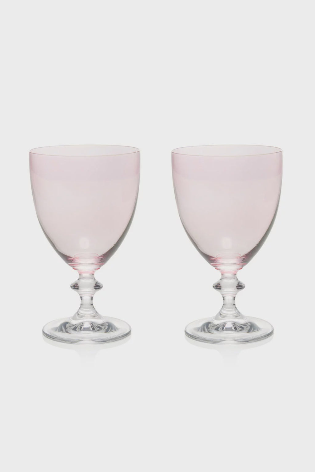 Pink Set Of Two Rosy Wine Glass