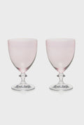 Pink Set Of Two Rosy Wine Glass