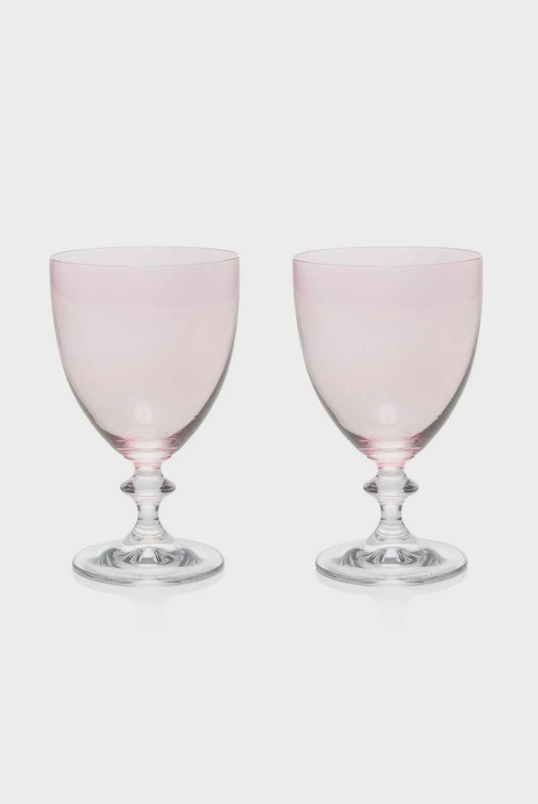 Pink Set Of Two Rosy Wine Glass