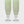 Green Set Of Two Rosy Flute Glass