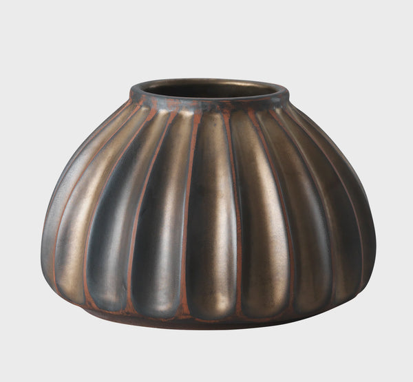 SALON Large Round Vase - Bronze