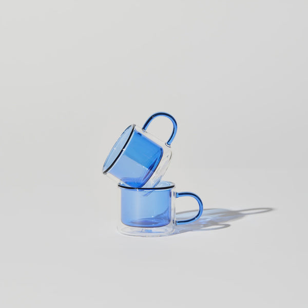 Shorty Espresso Cup Set In Blue