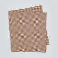 Tiny Checkers Cocoa Tablecloth | Medium