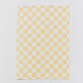 Small Checkers Peach Tea Towel