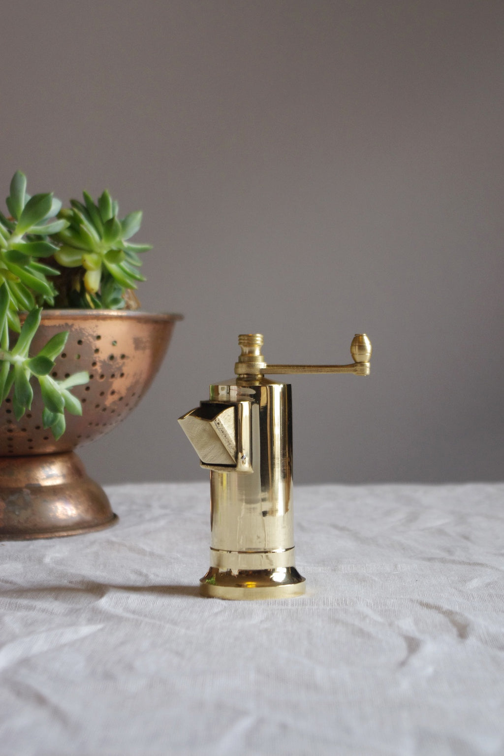Brass Pepper Mill 006