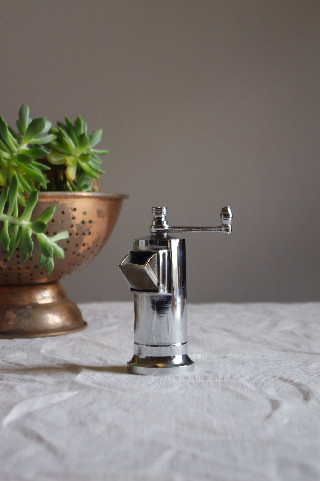 Chrome Plated Brass Pepper Mill 106