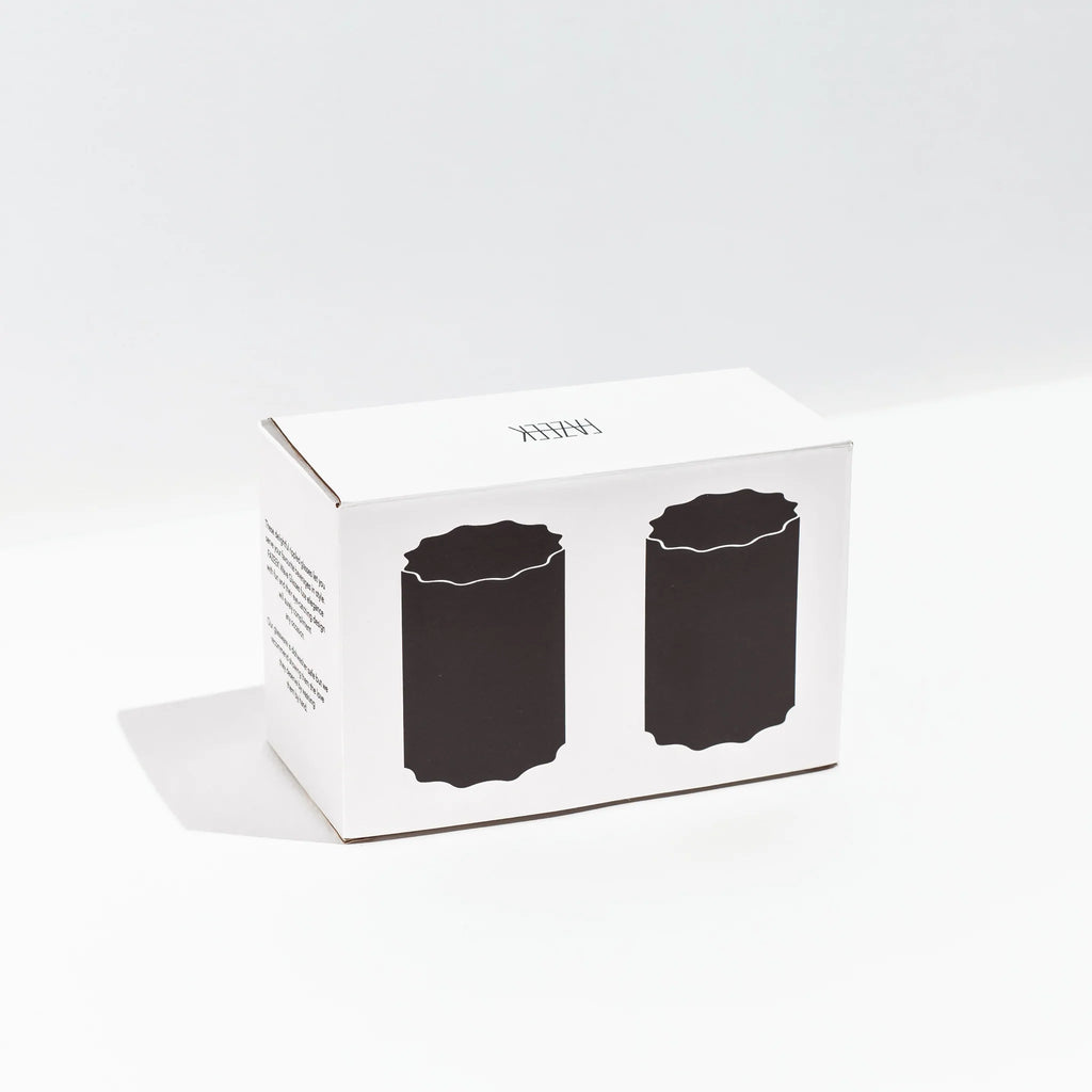 Two Wave Glasses - Pink