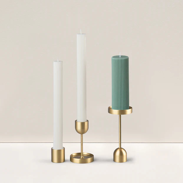 Wide Column Pillar Candle - Eucalyptus